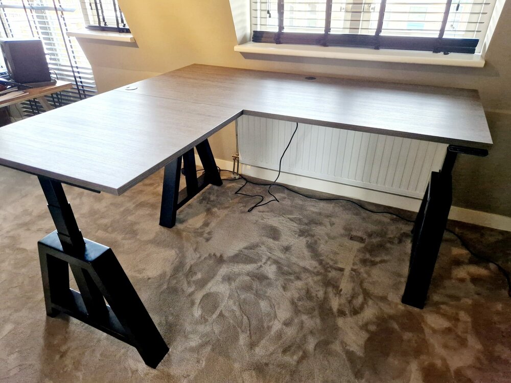 OakDesk Hoek | Elektrisch Zit-Sta Hoekbureau