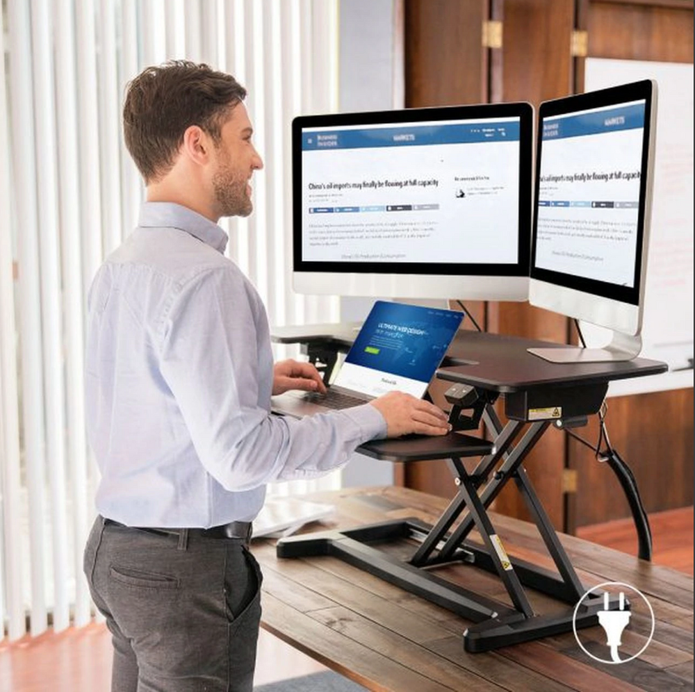 UPdesk Cross Elektrisch | Zit-Sta Verhoger