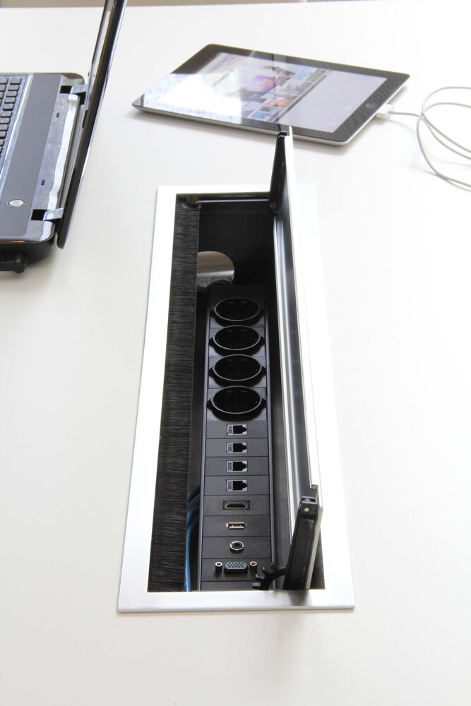BiBox | Inbouwunit kabeldoorvoer Large