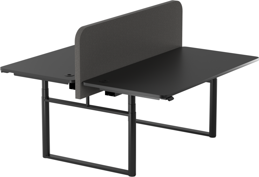 Linak Round Duo Bench | Dubbel zit-sta bureau 