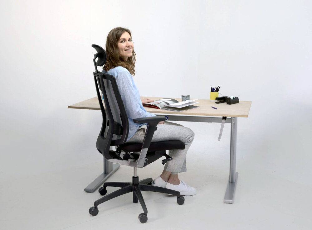 2e Kans | Handslinger Zit-Sta Bureau - AluForce 110
