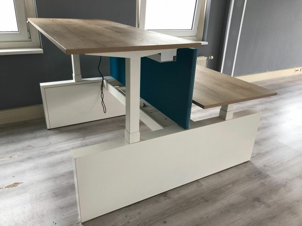 2e Kans | Honmove Duo | Elektrisch Dubbel Zit-Sta Bureau