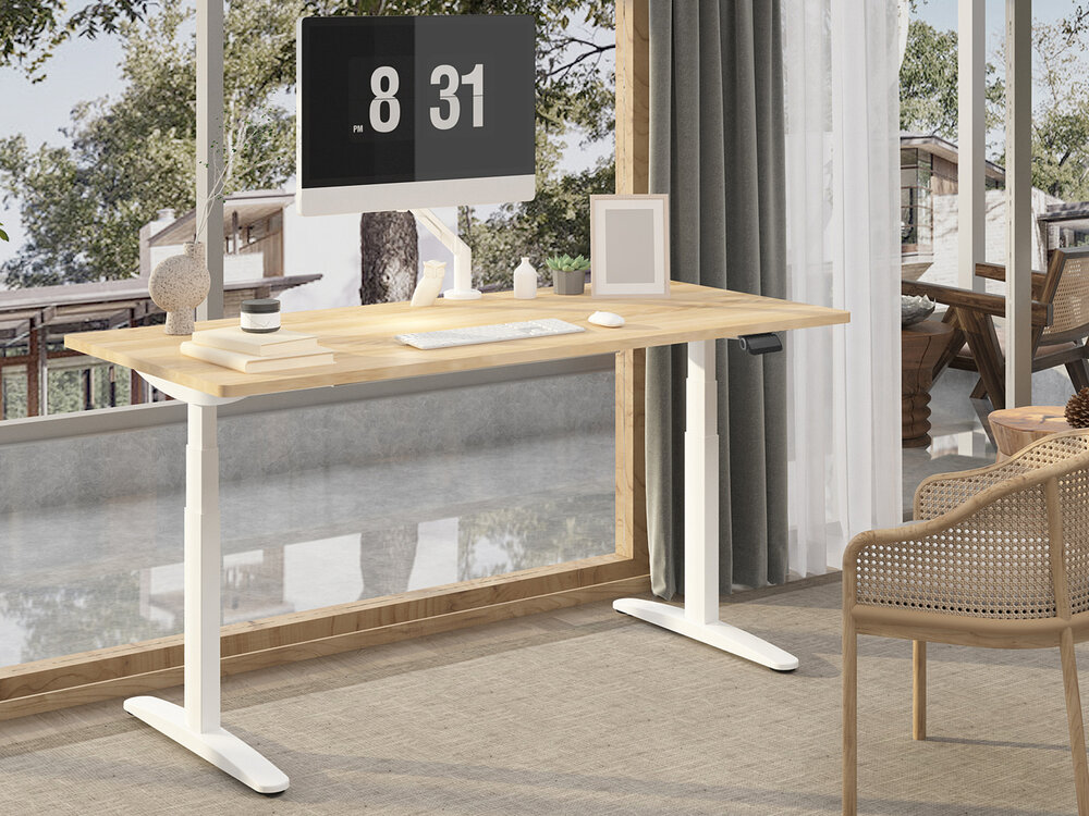 OvalDesk | Elektrisch Zit-Sta Bureau