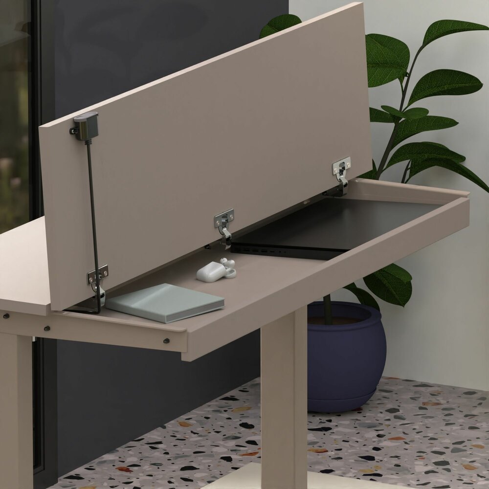 Conset Split | Elektrisch zit-sta bureau met opbergruimte
