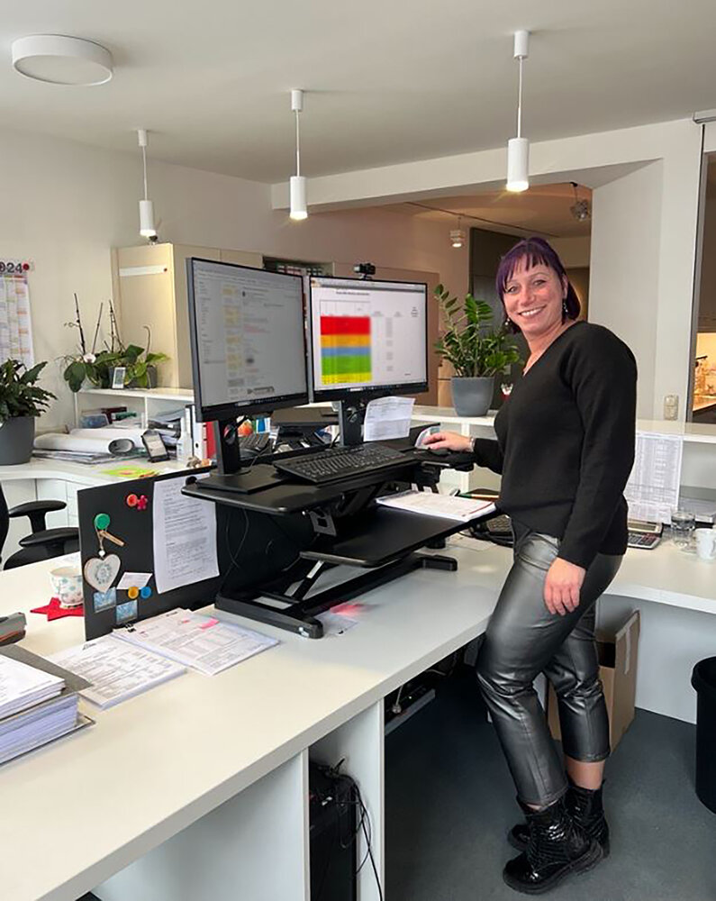 UPdesk Cross Elektrisch | Zit-Sta Verhoger