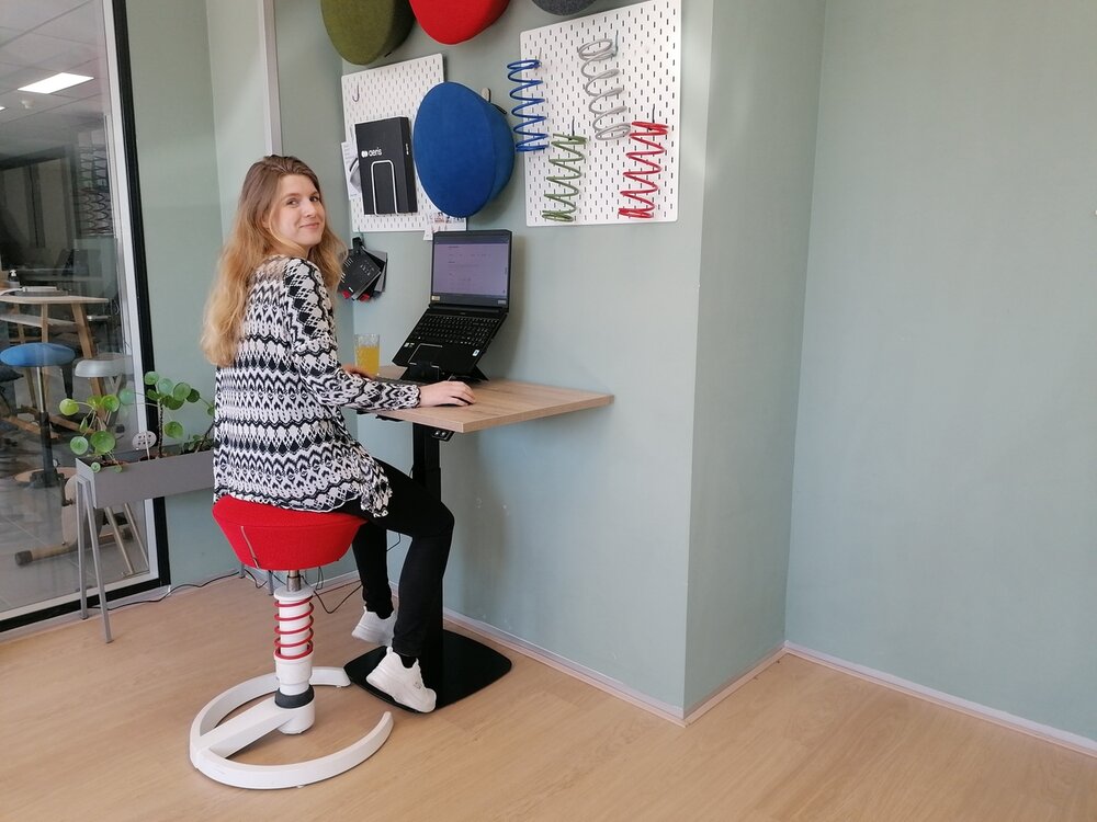 2e Kans | TinyDesk Elektrisch | Kleine 1 Poot Zit-Sta Tafel