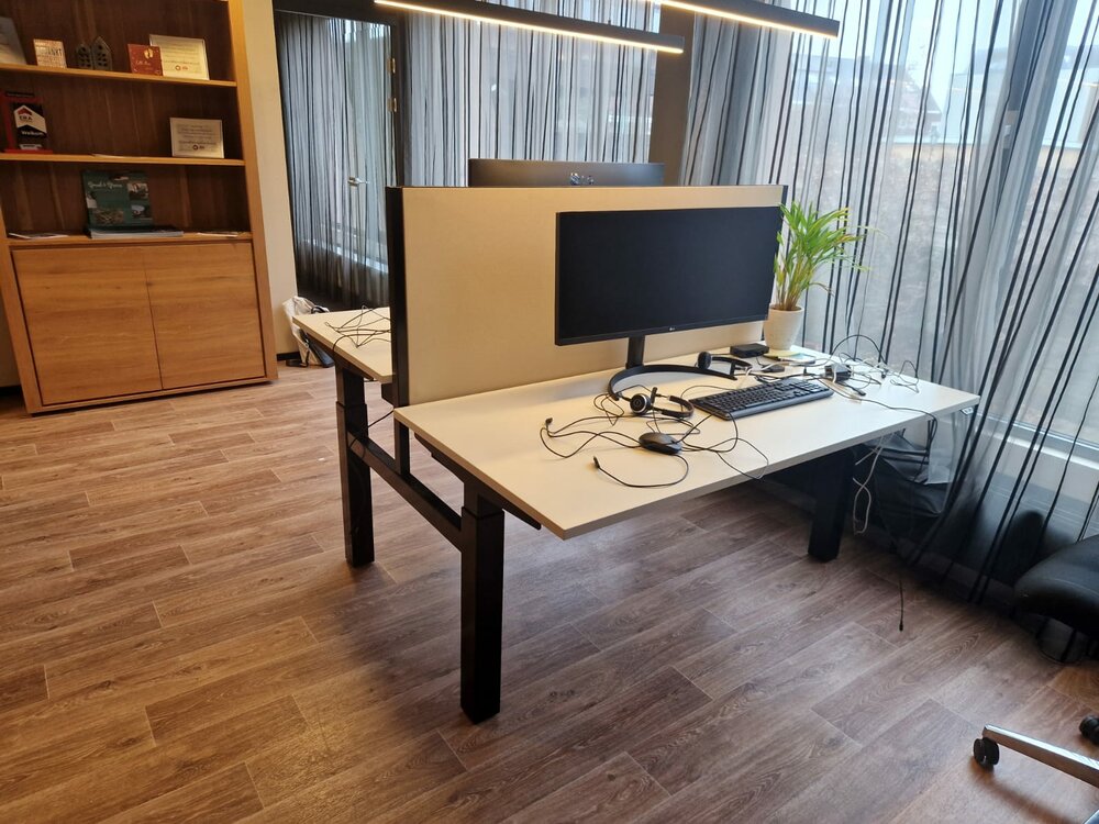 Uitlopend - Honmove Duo | Elektrisch Dubbel Zit-Sta Bureau