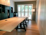 Design Hoog Laag Bureau - Elektrisch Zit-Sta Bureau - OakDesk - Worktrainer.nl 