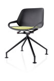 Numo design chair cushion yellow | seat cushion | active furniture | numo with wooden legs | numo cushion | worktrainer.com