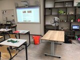 Design Hoog Laag Bureau - Elektrisch Zit-Sta Bureau - OakDesk - Worktrainer.nl 