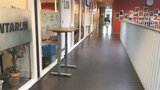 Klein gasveer zit-sta bureau - BouncyDesk - Schommel bureau