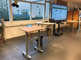 Klein gasveer zit-sta bureau - BouncyDesk - Schommel bureau