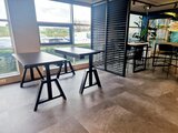 Design Hoog Laag Bureau - Elektrisch Zit-Sta Bureau - OakDesk - Worktrainer.nl 