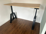 Design Hoog Laag Bureau - Elektrisch Zit-Sta Bureau - OakDesk - Worktrainer.nl 