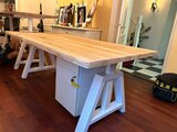 Design Hoog Laag Bureau - Elektrisch Zit-Sta Bureau - OakDesk - Worktrainer.nl 