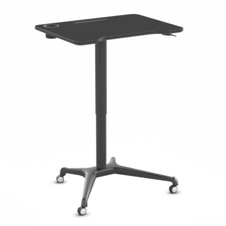 Single Leg Desk | Small Gasspring Sit-Stand Desk