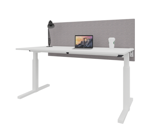 Nyink | Tafelscherm Voorzetwand Enkel Zit-Sta Bureau