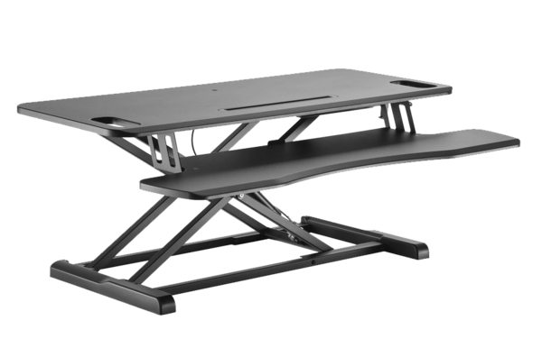 UPdesk Cross Large | Gas Spring Sit-Stand Desk Converter