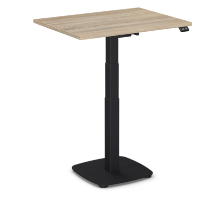 TinyDesk Electric | Small 1 Leg Sit-Stand Table