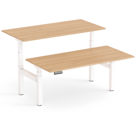 BasicDesk Duo | Double Sit-stand Desk