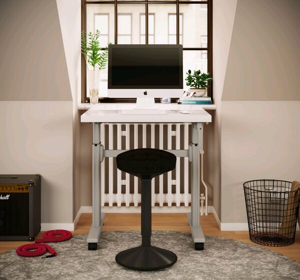 SteelForce 100 | Small Manual Sit-Stand Desk