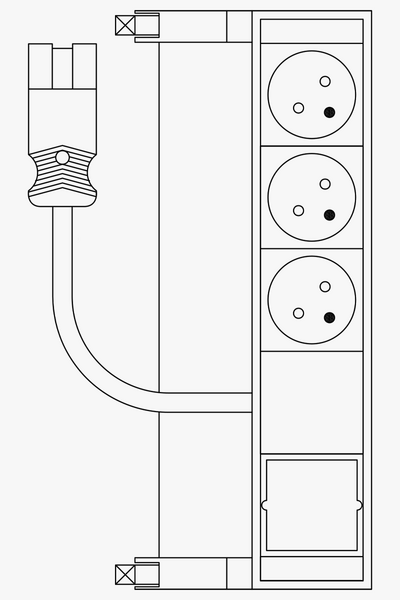 Bachmann Desk 2 | Mounting unit