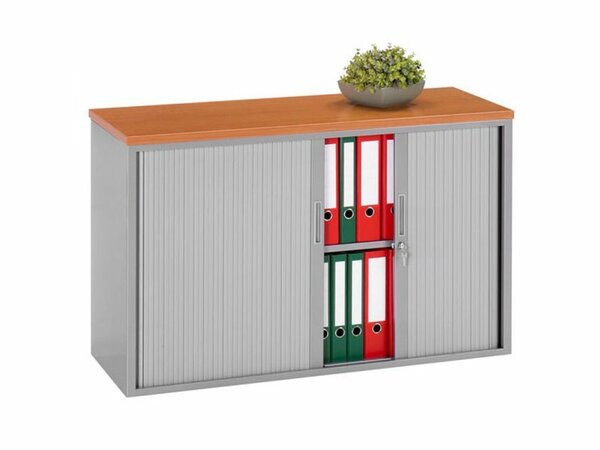 Roller-door cabinet 72,5cm high x 120cm with