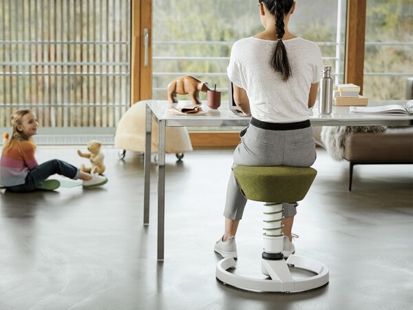 Aeris Swopper Select (Wool Mix) | Sit-Stand Stool