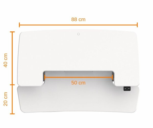 2nd Chance | UPdesk Cross Electric | Sit-Stand Desk Converter 