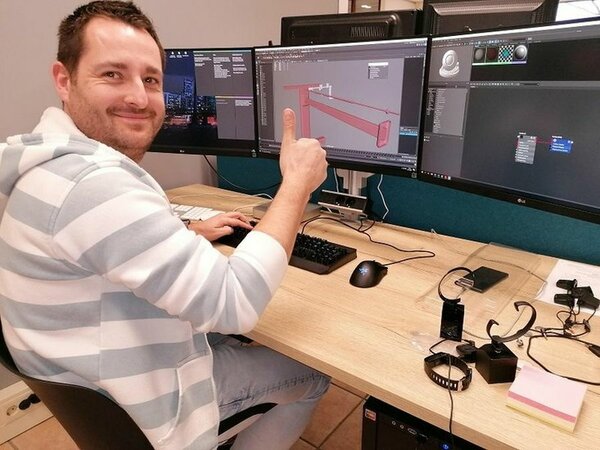 Galaxy | Triple monitorarm voor 3 schermen