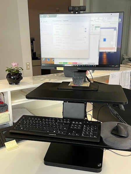 UPdesk One | Gasveer Zit-Sta Verhoger