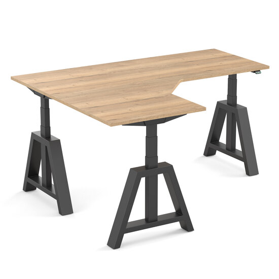 OakDesk Hoek | Elektrisch Zit-Sta Hoekbureau