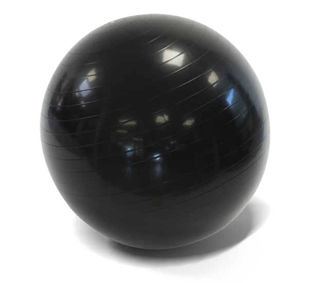 Officeball ABS zitbal 65 cm Zwart + Pomp