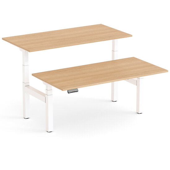 BasicDesk Duo | Elektrisch Zit-Sta Bureau