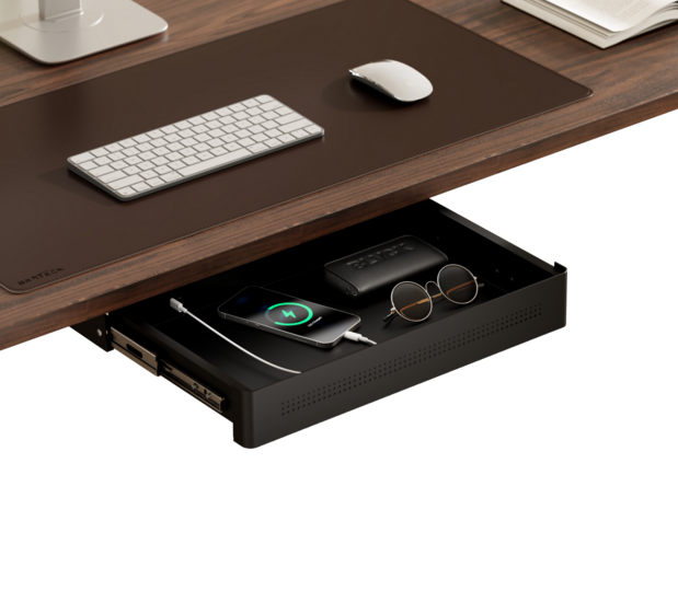 Under Desk Drawer Small met Oplaadfunctie | Pennenlade 40 x 26.6 cm