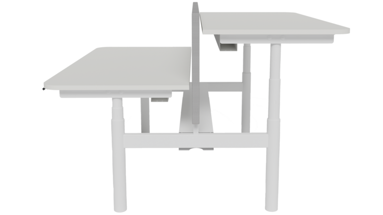 Linak Round Duo Bench | Dubbel zit-sta bureau 